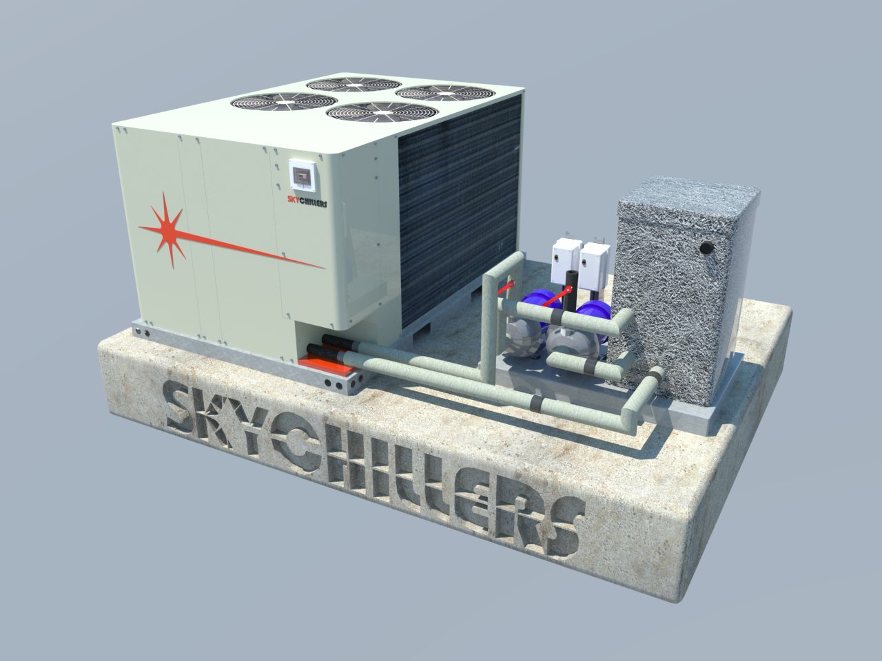 Partes de un chiller